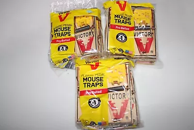 (12 X) Victor Easy Set Mouse Trap Wide Pedal Rodent Snap Trap Trigger Plate • $14.99