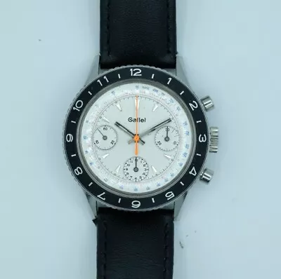 Gallet Chronograph Multichron Pilot 7736 Valjoux 1970's Vintage • $1899