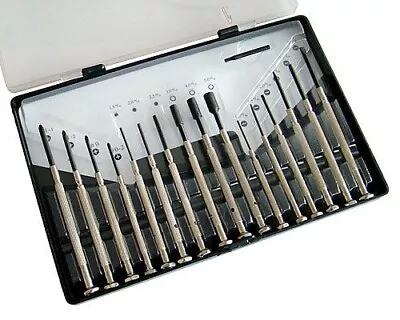 16pc Micro Precision Jewellers Screwdriver Socket Set • £4.77