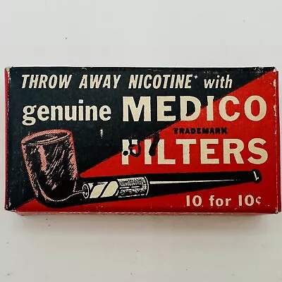 Vintage Medico Filters Pipe Filters 10 Filters New Made In USA • $29.96