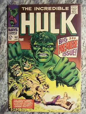 Incredible Hulk #102 Enchantress Executioner Warriors Three FN/VF (7.0) • $199.99