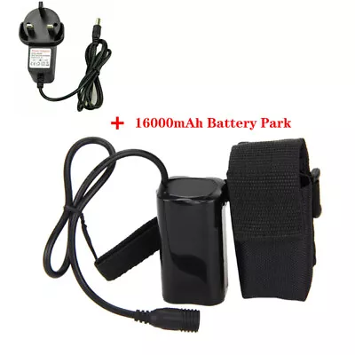 16 000mAh Rechargeable Battery 8.4V Pack For    Bike Bicycle Light Torch • £19.19