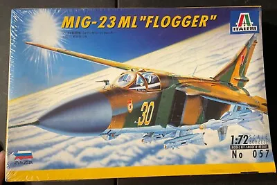 Italeri MIG-23 ML Flogger 057 1/72 FS NEW Model Kit ‘Sullys Hobbies’  • $19.88