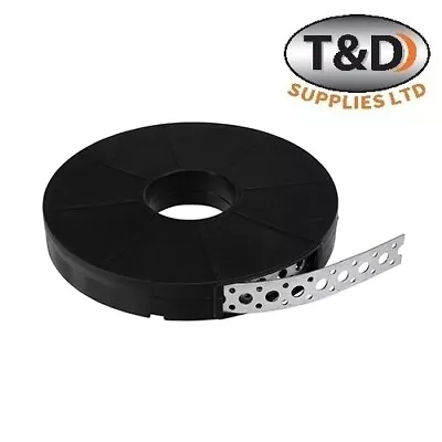 Timco Heavy Duty Fixing Strapping Builder's Band Galvanised 10mtr Roll • £9.40