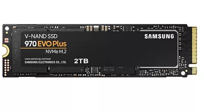 Samsung 970 EVO Plus 2TB PCIe NVMe SSD MLC 3500MB/s 3300MB/s 620K/560K IOPS 1200 • $399