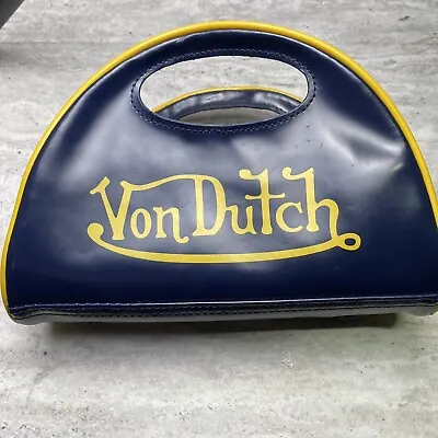 Von Dutch '03 Vintage Clutch Bowling Bag Purse Designed By Christian Audigier • $154.99