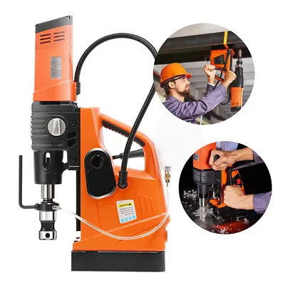 MD60 Electric Magnetic Drill Press Max 3in Depth 2-3/8  Dia Magnet Force Tapping • $1006.05