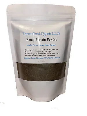 Hemp Protein Powder 10oz Bag By Buffalo Botanicals Inc • $10