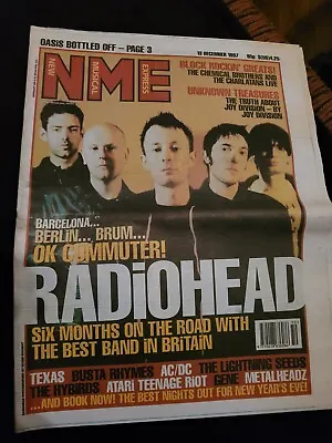 NME 13-12-1997 Radiohead CHEMICAL BROTHERS Joy Division BUSTA RHYMES ACDC POSTER • £0.99