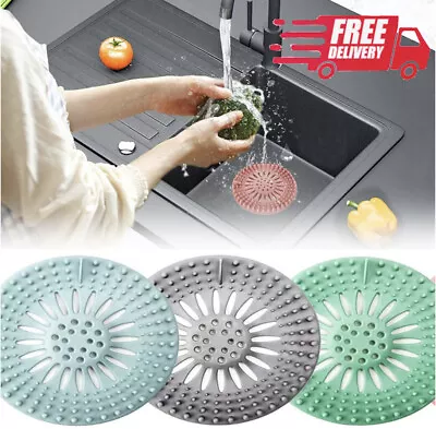 £0.99 • Buy Bathroom Hair Trap Shower Bath Plug Hole Waste Catcher Stopper Drain Sink Filter