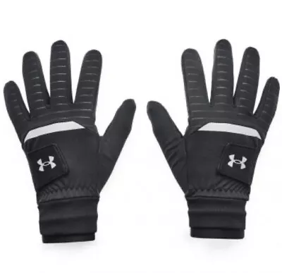 Under Armour Cold Gear Infrared Pair Gloves Black Size XLarge *New In Box* Gents • £17.99