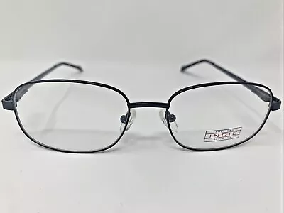 Indie Eyeglasses Frames Martin Black/Gold 54-18-145 Full Rim Metal HX49 • $36