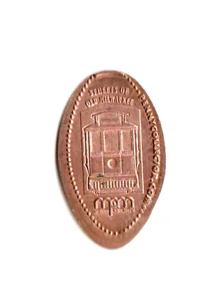 Elongated Penny  Streets Of Old Milwaukee  Milwaukee Public Museum COPPER • $2.50