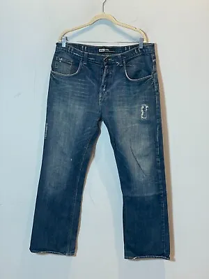 Matix Miner Jeans Size 36 Distressed Washed Jeans Made In Mexico Skateboarding • $36.95