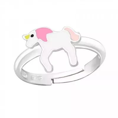 Children's 925 Sterling Silver Unicorn Adjustable Ring - Boxed Cute Small • £9.95