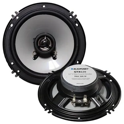 (2) Blaupunkt GTX620 | 6.5 Inch 300W Max 4 Ohm 2-Way Coaxial Car Audio Speakers • $24.25