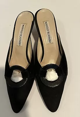 Vintage Manolo Blahnik  EU 38.5 Mules • $335