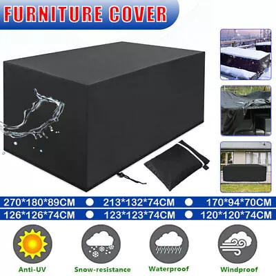 AU Waterproof Outdoor Furniture Cover Garden Patio Rain UV Table Protector Chair • $16.51