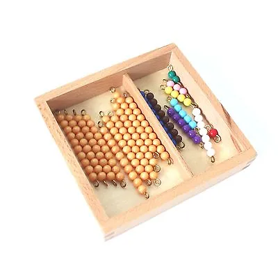 NEW Montessori Mathematics Material - Teen Beads And Box • $9.31