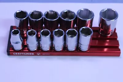 Craftsman 3/8  Drive 6pt Metric 12pc Socket Set • $30