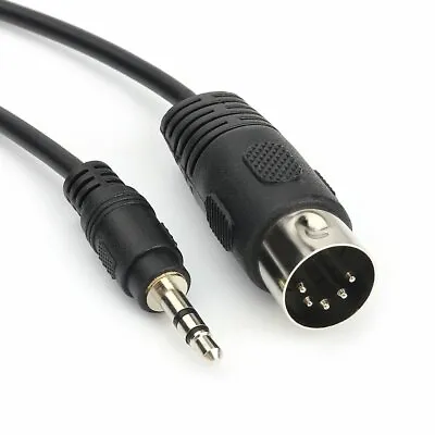 10FT Din 5 Pin Din MIDI Male To 3.5mm Male Plug Stereo Jack Audio Cable Adapter • $4.49