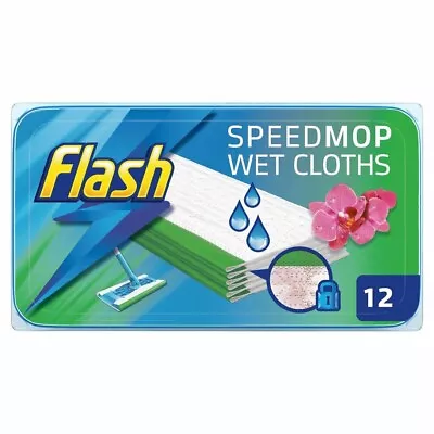 £8.97 • Buy Flash Speed Mop Wet Floor Anti-bac Cleaning Refill Wipes Multi-Surface 12 Pack