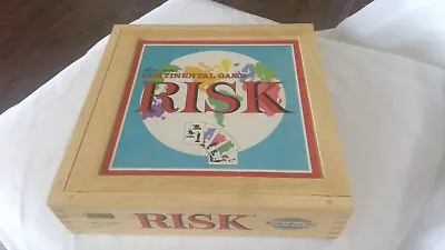 RISK Continental Game 2003 Nostalgia Game Series In Wooden Box 41631 Complete • $30