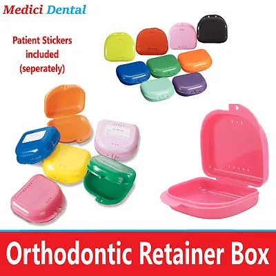 Dental Ortho Retainer Box For Storage Appliance Case Mouth Guard Upto 200/Box • $6.95