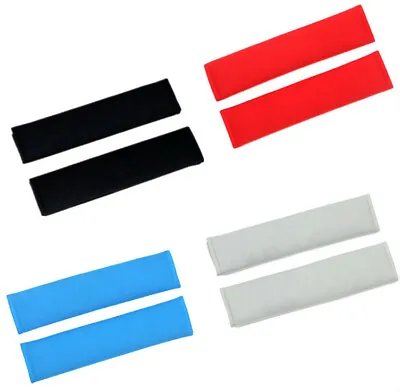£4.35 • Buy 2 X Car Seat Belt Cover Pads Car Safety Cushion Covers Strap Pad For Adults Kids