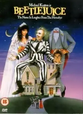 Beetlejuice DVD (1999) Michael Keaton Burton (DIR) Cert 15 Fast And FREE P & P • £3