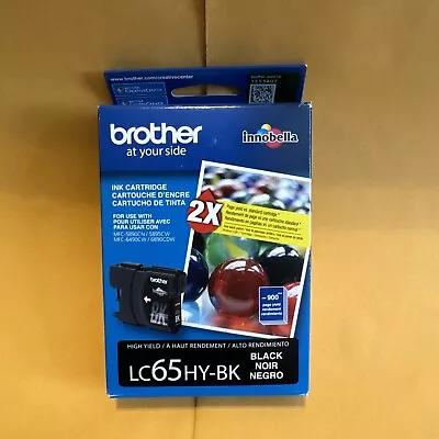 Expired 10/2021 Brother (LC65HYBK) High-Yield Black Ink Cartridge • $9.99