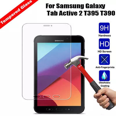 HD Tempered Glass Screen Protector For Samsung Galaxy Tab Active 2 T395 T390 8.0 • $16.08