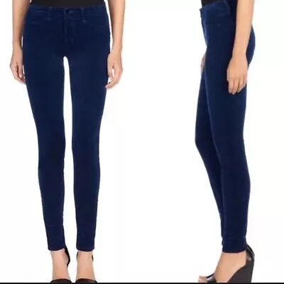 J Brand Super Skinny Cali Blue Velvet Jeans 24 • $27