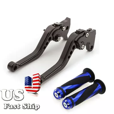 USA For YAMAHA  XV1100 VIRAGO  1989 1999 - 1998 Short Brake Clutch Lever Grips • $37.99