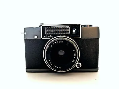 Minolta Repo 35mm Film Half Frame Camera W/ Rokkor Lens ** FOGGY LENS **  • $12.95