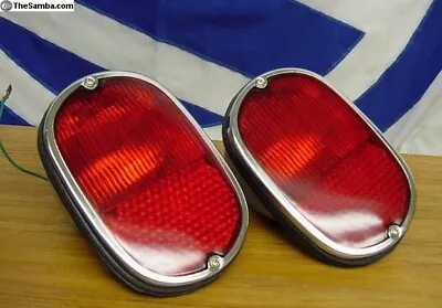 VW Early T2 Bus Thing Taillight Assembly Pair New • $155