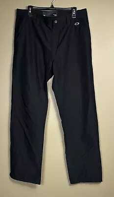 Mens 36x34 Oakley Golf Pants Performance Regular Fit Black • $12