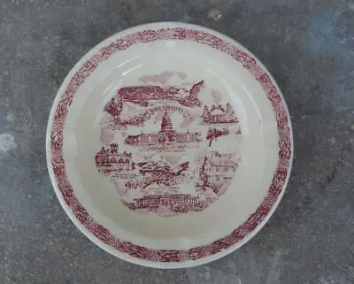 Vernon Kilns California Pottery WEST VIRGINIA Souvenir Collector Ashtray Vintage • $7.50