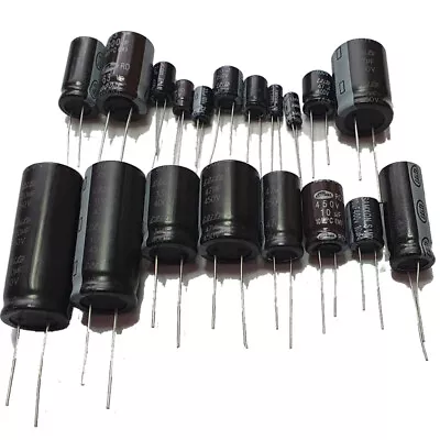 Radial Electrolytic Capacitors / High Voltage 63V To 450V 0.33uF To 1000uF • £4.31