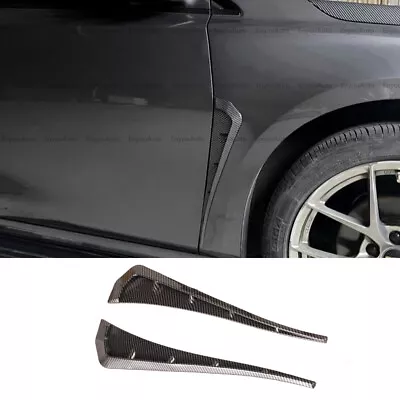 For Infiniti G35 G37 Side Wing Air Flow Fender Intake Vent Trim  Carbon Fiber • $15.20