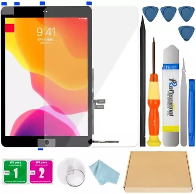 Upgraded Touch Screen Digitizer For Ipad 7Th/8Th Gen 10.2  2019 2020 Front Glass • $31.94