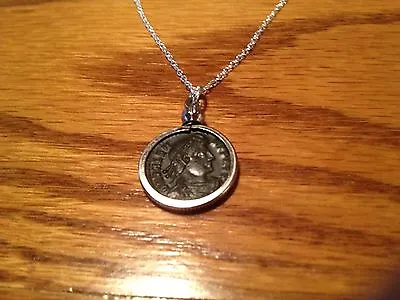 Ancient Roman Coin Necklace Pendant Jewelry  Authentic Natural Patina Roman Coin • $34.98