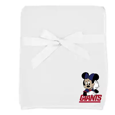 Cute Handmade Personalized Minnie Mouse Giants Inspired Soft Fleece Baby Blanket • $15.99