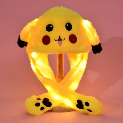 $18.95 • Buy AU Pokemon Pikachu Plush Beanie Hat With Flashing LED Lights Moving Ears Decor