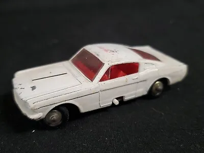 Matchbox Lesney #8 Ford Mustang Fastback White Body W/ Steering 1966  • $24.99