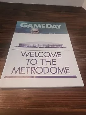 Vtg Aug 21 1982 Gameday Welcome To The Metrodome Vikings Vs. Seahawks | 1st Game • $20.99