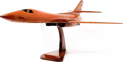 B1  Bomber Model - Made Of Solid Mahogany Wood • $39.98