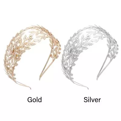 Headdress Leaves Headband Branches Hair Band Wedding Headpiece Bridal Headband • £5.10