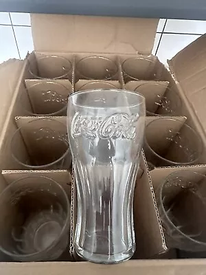 Genuine Coca Cola Glasses Clear 16oz Brand New Ideal For Pub Garden Shed Bar • £5