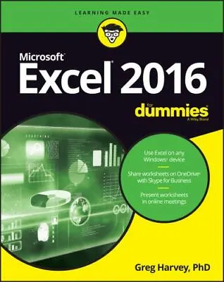 $4.43 • Buy Excel 2016 For Dummies [For Dummies [Computers]] ,